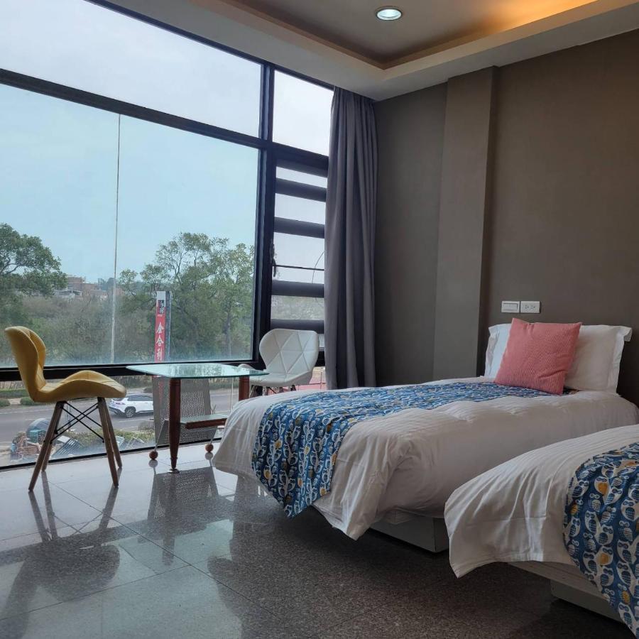 Qg Life 城中館 寵物親子釣魚人民宿 Jincheng Extérieur photo
